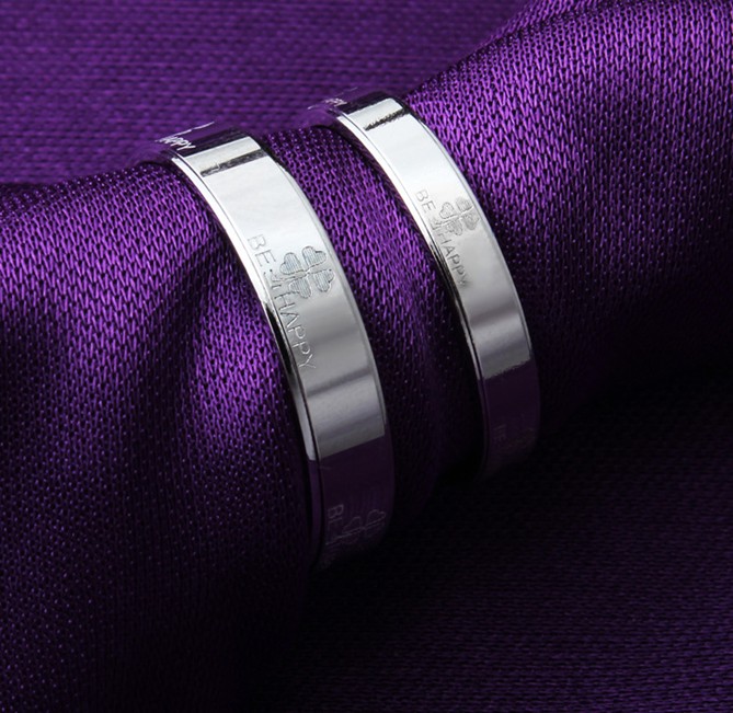 SS11063 S925 Серебряные кольца пара клевера